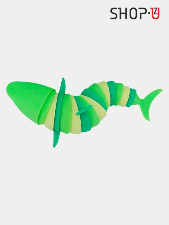 Игрушка антистресс для детей гусеница, муравей, акула, разноцветная