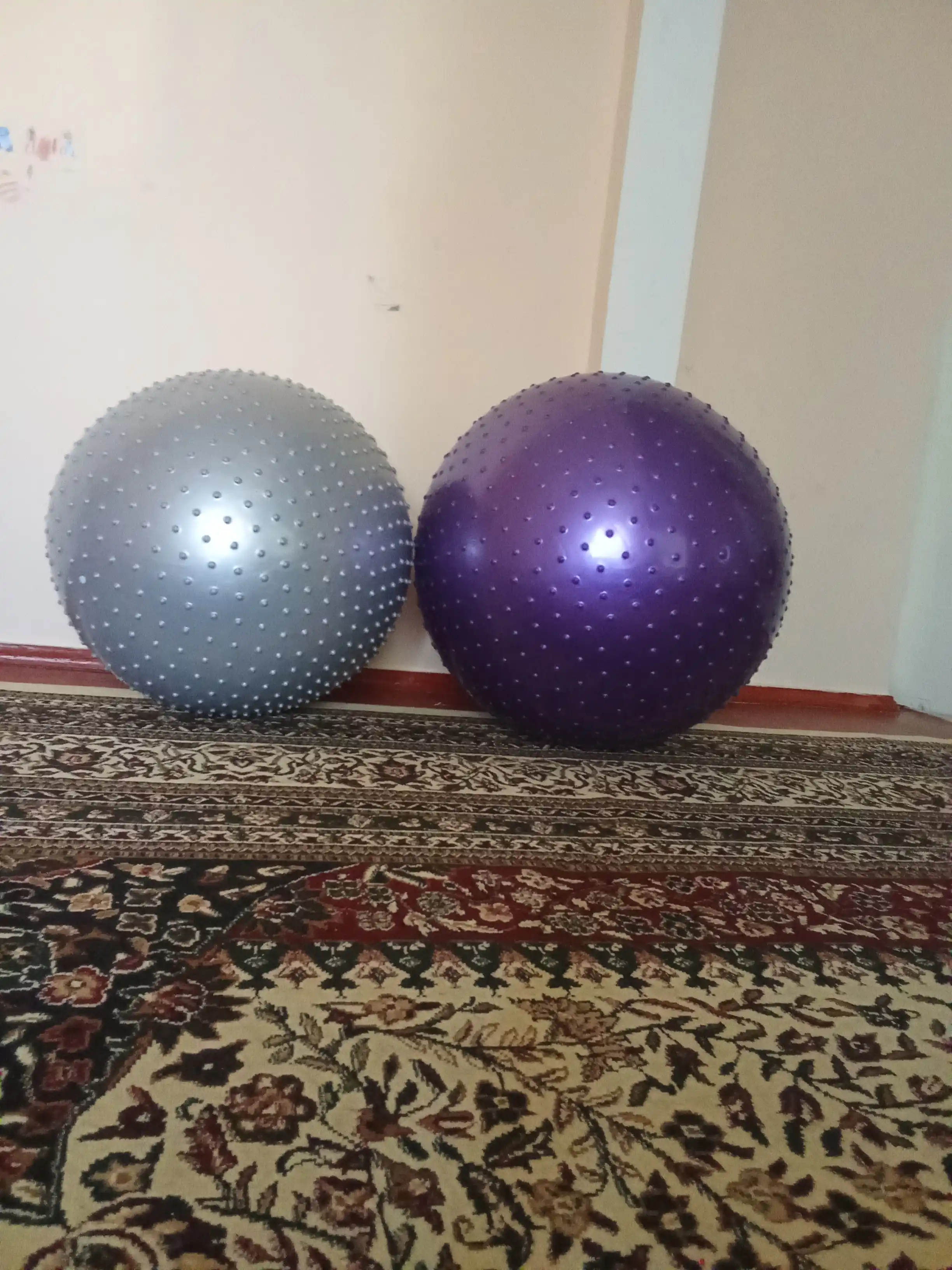 Fitbol, ​​fitnes, massaj uchun, 75, 85, 95 sm