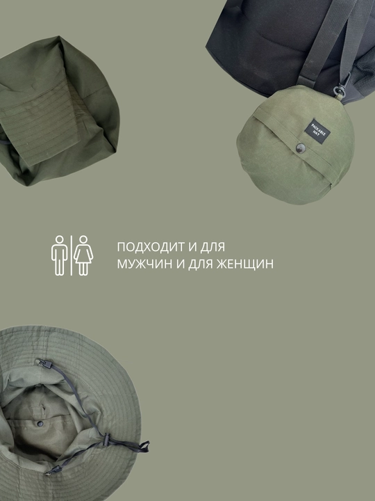 Panama yig‘ma, keng hoshiyali, Packable Hat