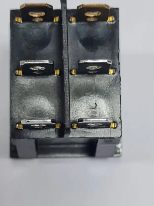 KSD6 ikki holatli tugma, qizil, 6 pin, 250V, 2 dona