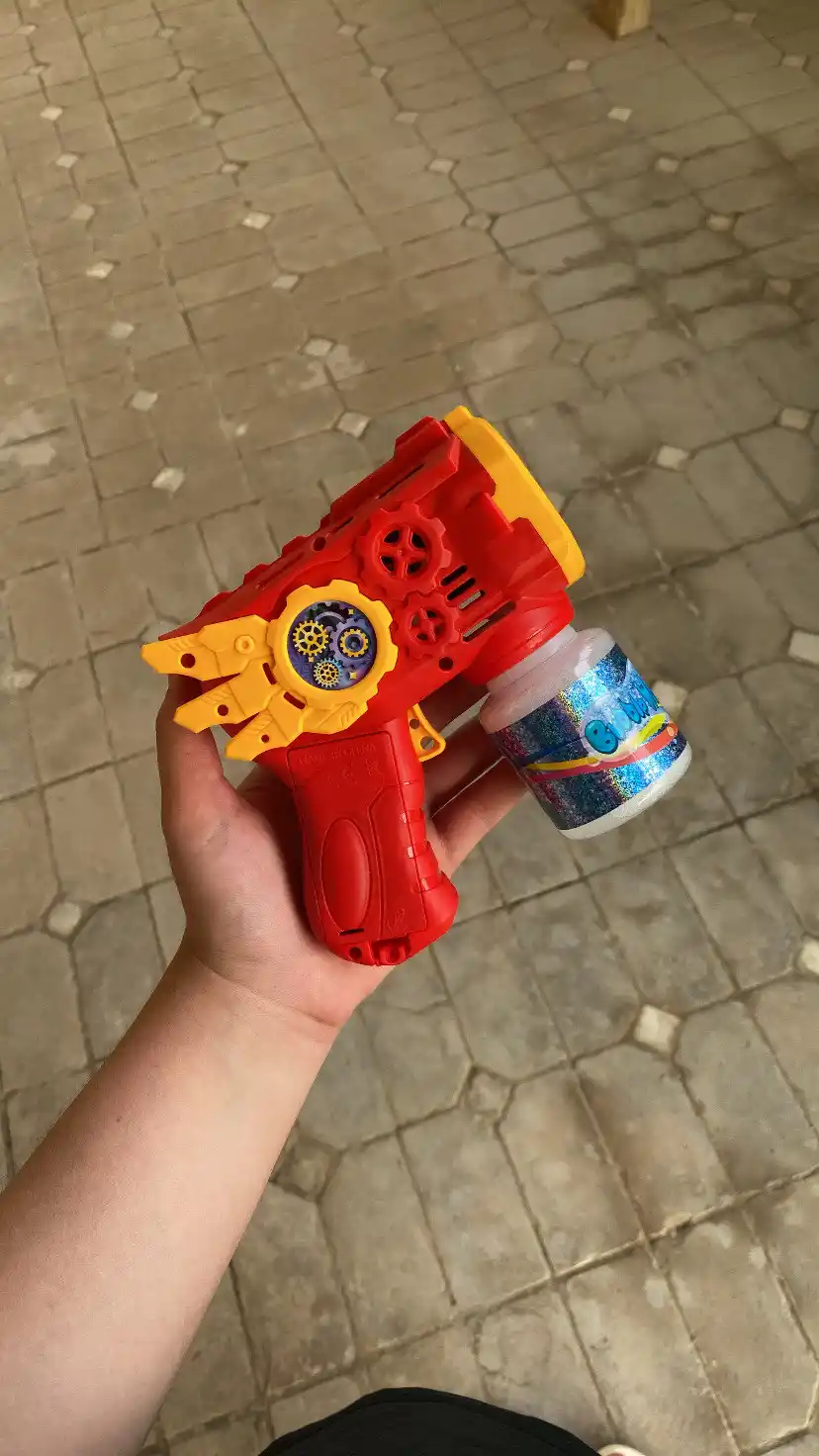 Sovun pufak, pistolet, vanna o‘yinchoqlari, sovun pufaklari generatori, bubble gun