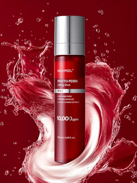 Peptidli toner-mist MEDIPEEL Phyto Exosome PDRN Lifting Shot Mist, PDRN bilan - 