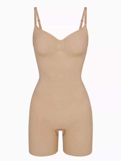 Бесшовный боди Sculpt, до середины бедра