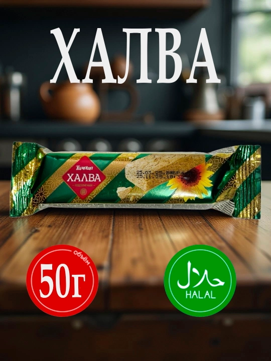 Халва подсолнечная «Тимоша», 50 г - 