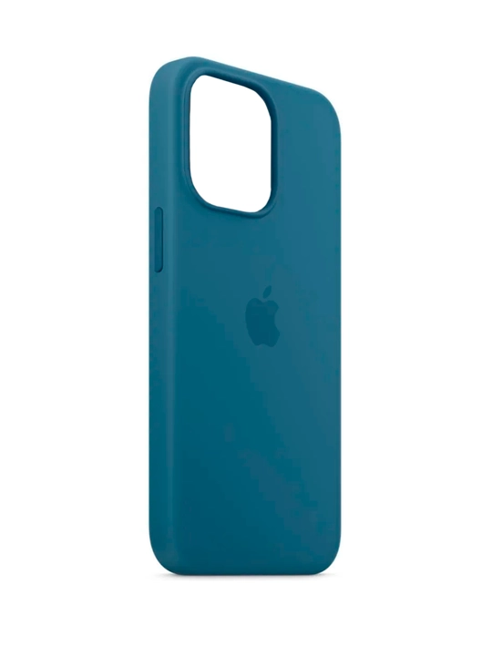 G'ilof iPhone 13 Pro uchun MagSafe Silicone Case Blue Jay