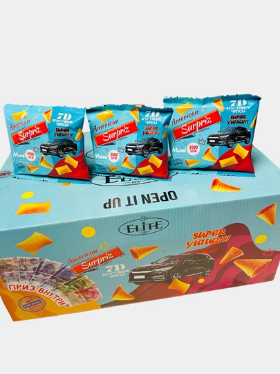 Чипсы, American Surprise — вкусный продукт — MAXELIT-CHIPS60