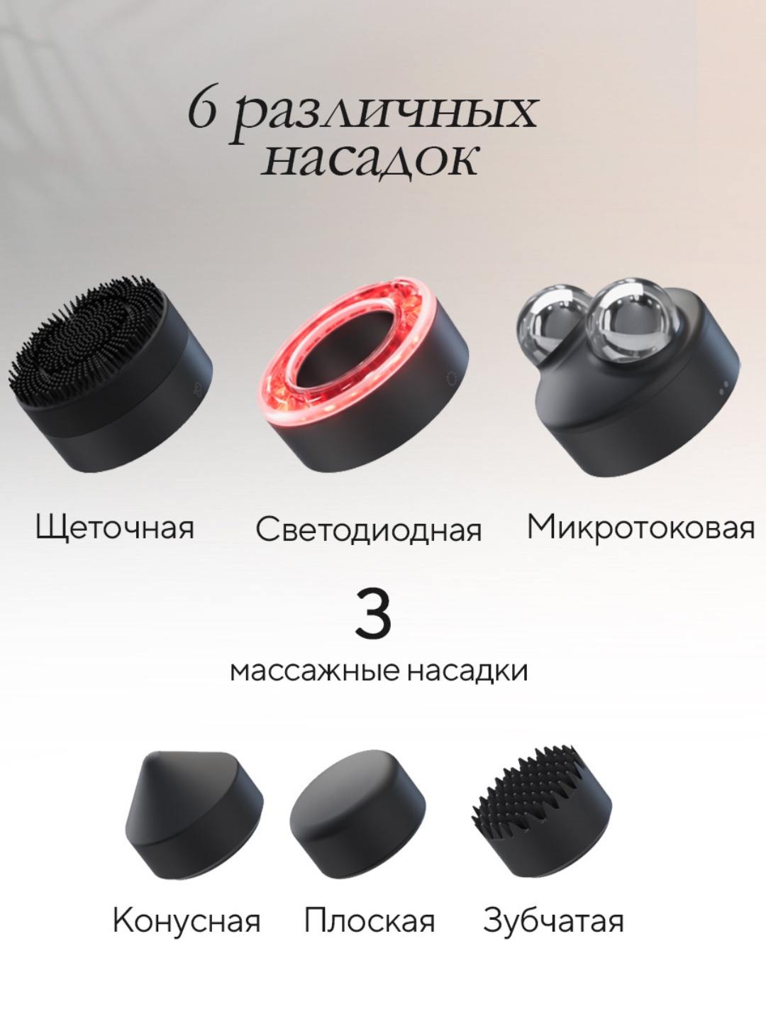 Массажер Theraface PRO с микротоками для подтяжки, от отеков, от акне, светотерапия
