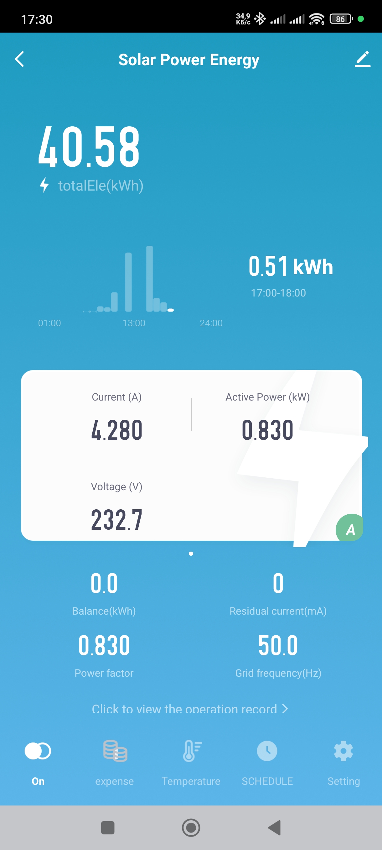 WiFi himoya relesi JJMVPD-80LW 220V 80A, TUYA, displeyli, energiya hisoblagichi bilan