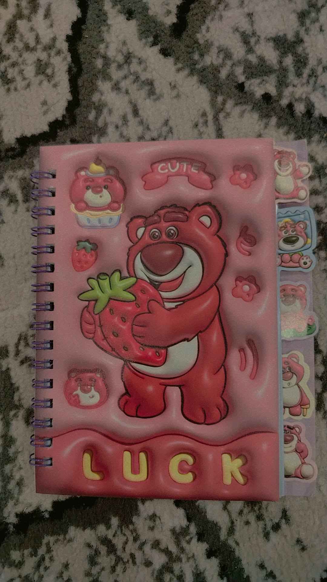 Bloknot stiker bilan Kuromi Sanrio, stiker kitobi, o'lchami 16 * 12 sm