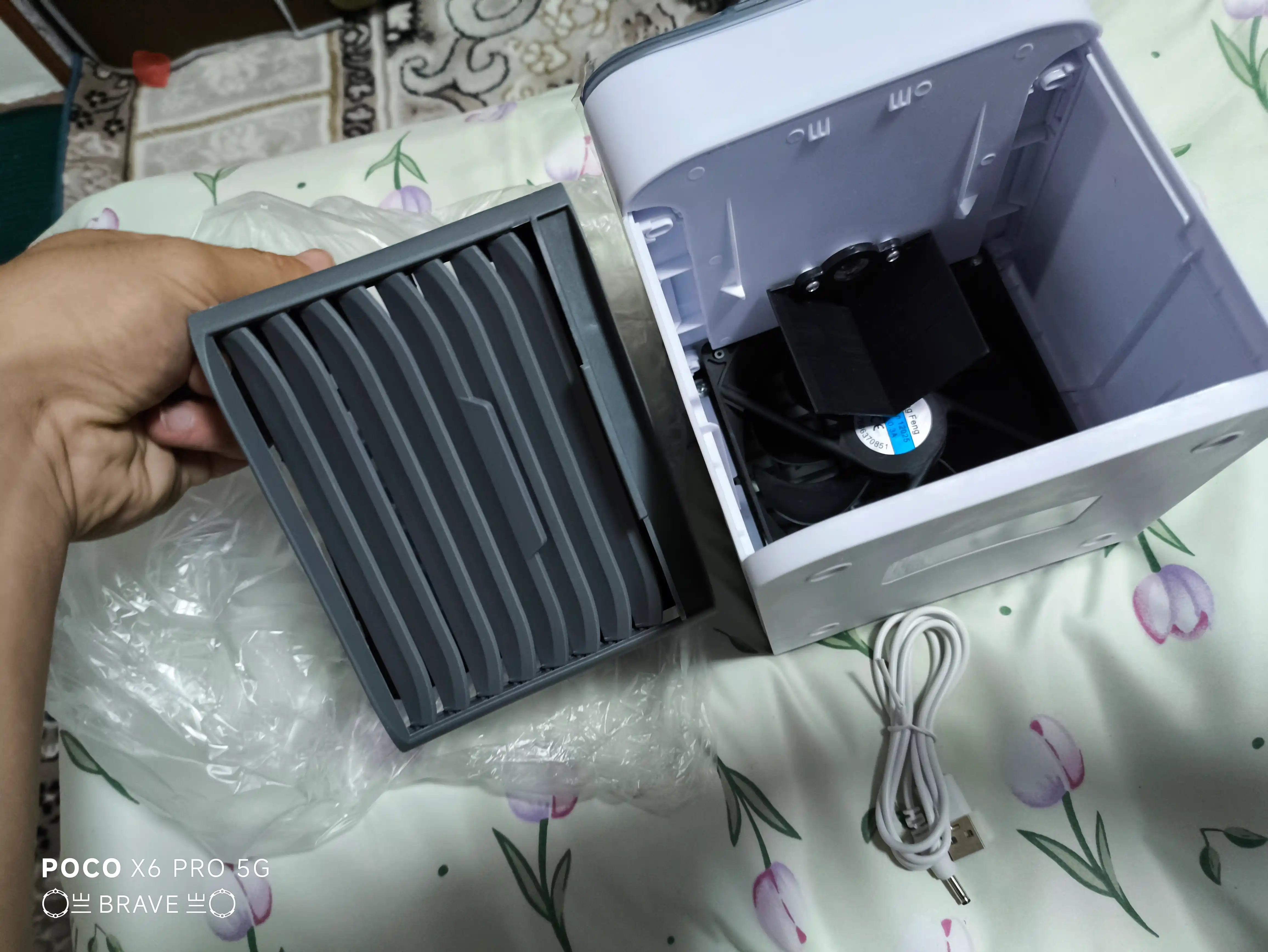 Mini konditsioner, namlagich va havo sovutgich Arctic Air, portativ 4 tasi 1 da