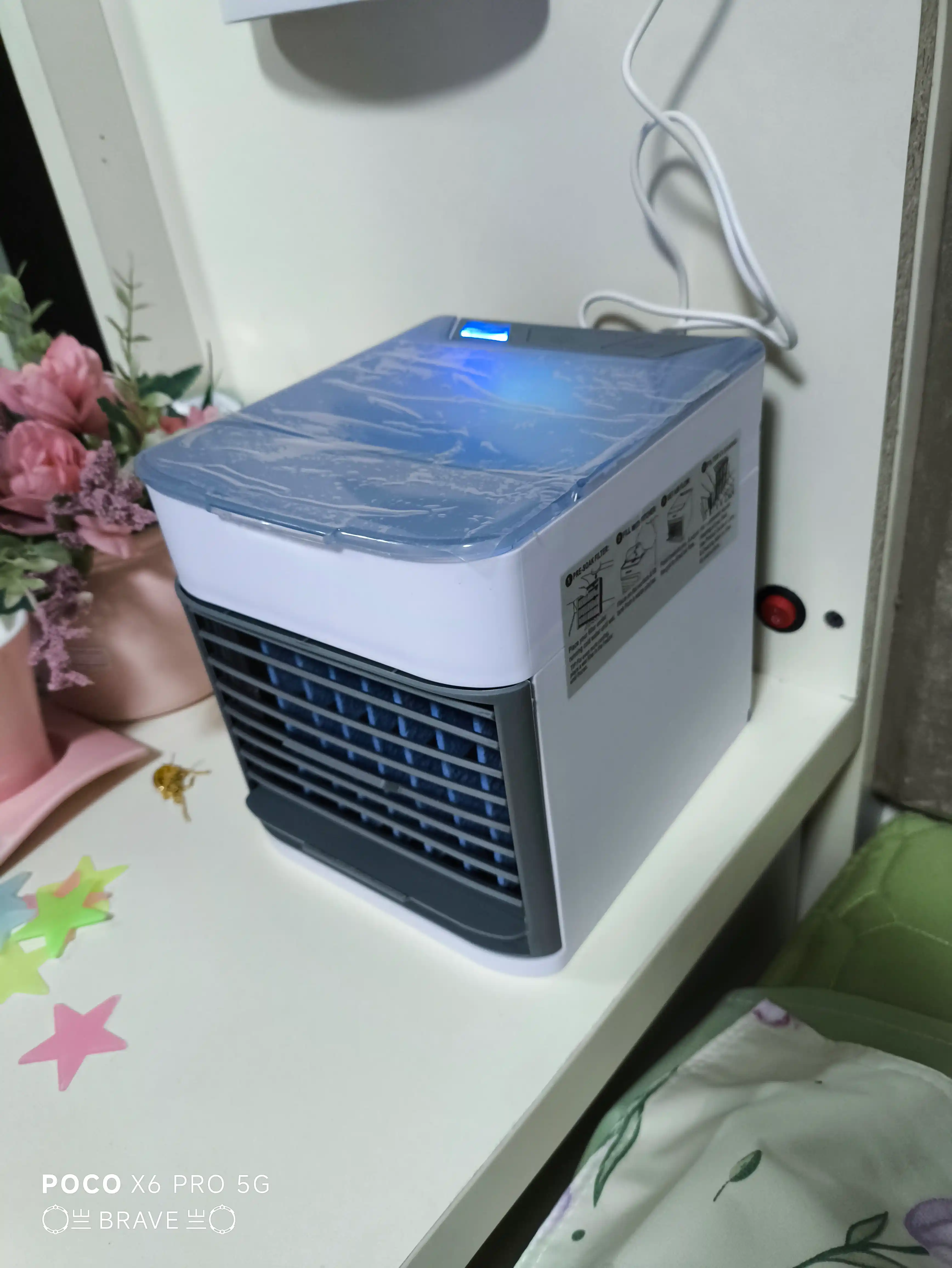 Mini konditsioner, namlagich va havo sovutgich Arctic Air, portativ 4 tasi 1 da