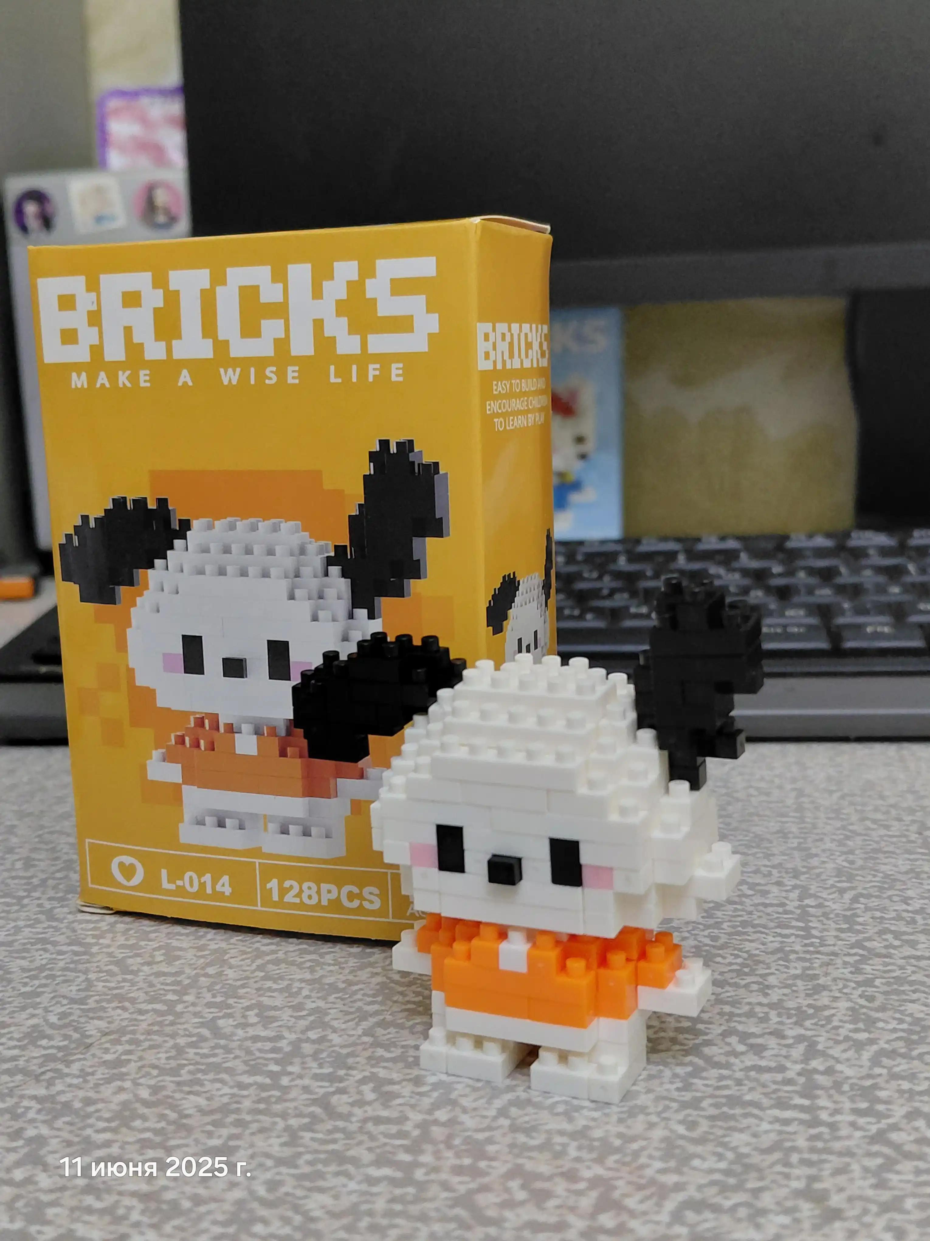 3D blokli konstruktor, mini lego, bolalar va kattalar uchun jumboq, haykalchalar