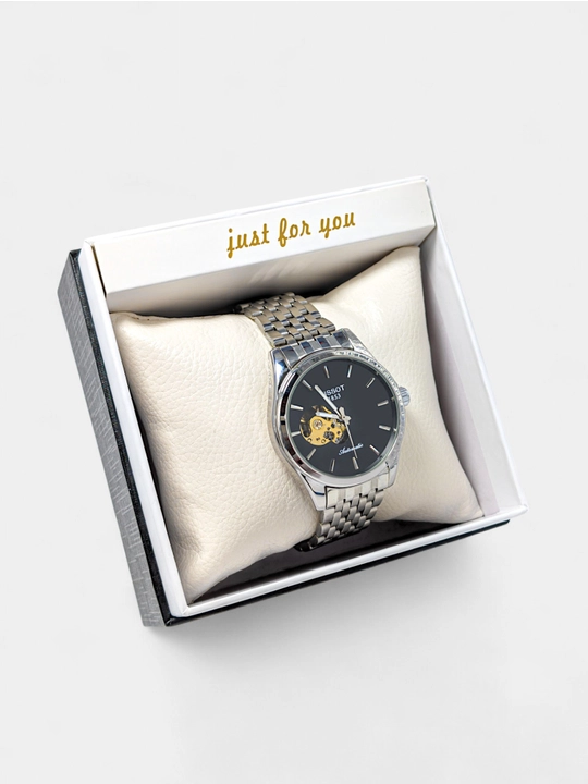 TISSOT 1853 Automatic erkaklar soati, dizayn, sovg‘a qutisi bilan