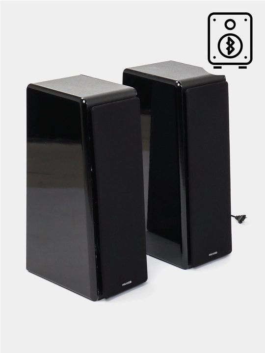 Сабвуфер Microlab Solo 19, 2.0, 40 Vt RMS (2×20 Vt), Bluetooth 4.0, RCA, деревянный корпус - 