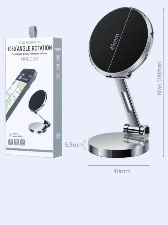 Magsafe 360 daraja aylanadigan avtomobil uchun, magnit telefon ushlagichi