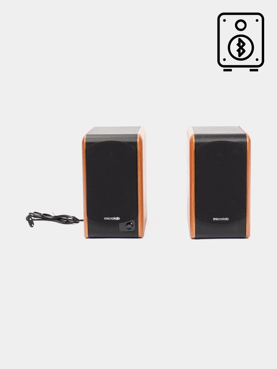 Sabvuferi Microlab B77BT, 2.0, 48Vt RMS (2×14Vt + 2×10Vt)/Bluetooth 4.0/RCA simli ulanishi