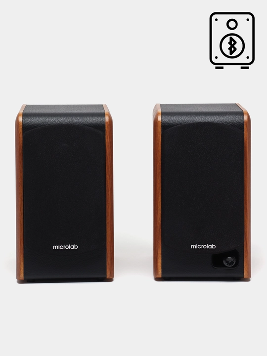 Sabvuferi Microlab B77BT, 2.0, 48Vt RMS (2×14Vt + 2×10Vt)/Bluetooth 4.0/RCA simli ulanishi