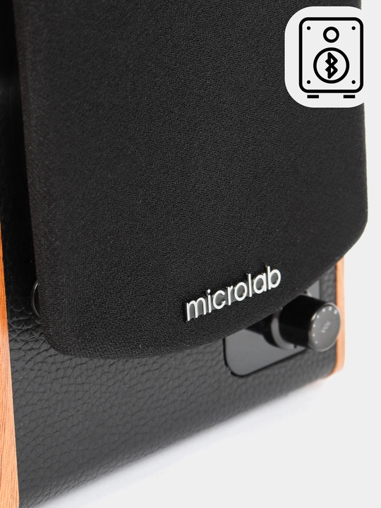 Sabvuferi Microlab B77BT, 2.0, 48Vt RMS (2×14Vt + 2×10Vt)/Bluetooth 4.0/RCA simli ulanishi