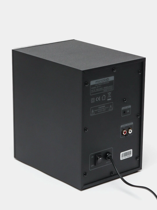 Сабвуфер Microlab M‑111 / 2.1 / 12 Вт RMS (2×3 Вт + 6 Вт) / Проводное RCA + 3.5 мм