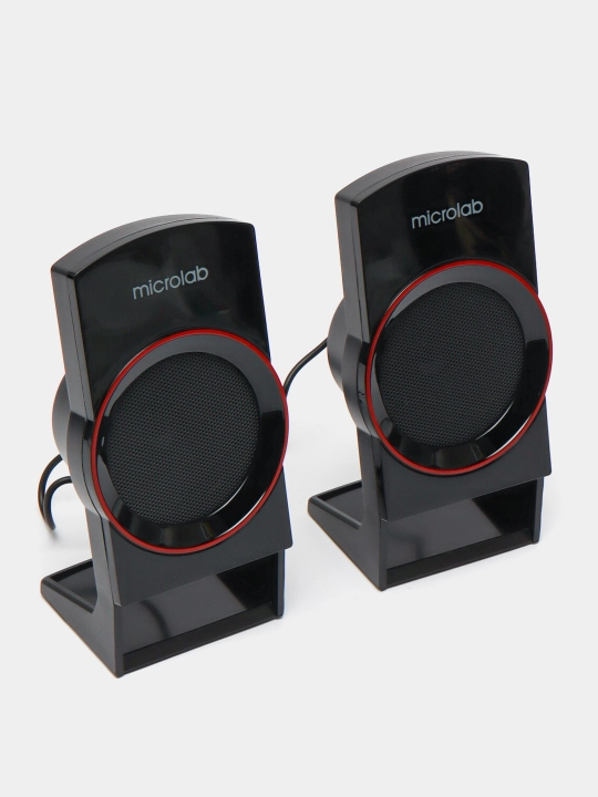 Сабвуфер Microlab M‑111 / 2.1 / 12 Вт RMS (2×3 Вт + 6 Вт) / Проводное RCA + 3.5 мм