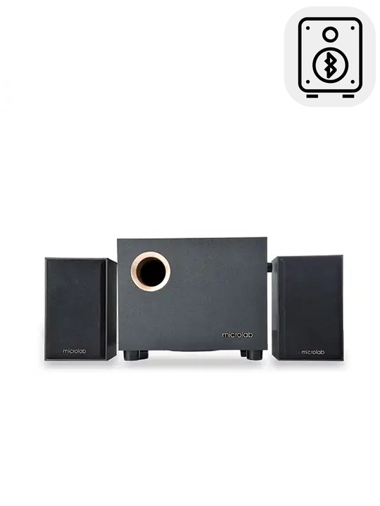Subwoofer Microlab M‑105BT / 2.1 / 10 W RMS (2×2.5 W + 5 W) / Bluetooth 5.0 / AUX - 