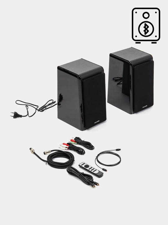 Сабвуфер Microlab Solo 11 / 2.0 / 100 Вт RMS / Bluetooth 4.0 / AUX / Optical / Coaxial - 
