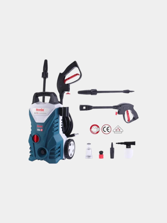 Ronix RP-U111 – 110 bar bosimli elektr suv purkagich, 1400 Vt, 5 l/min - 