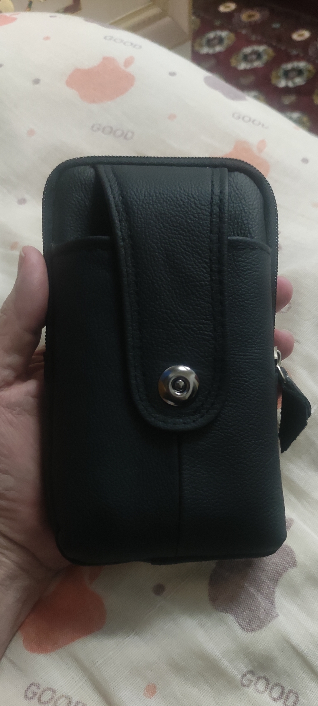 Erkaklar sumkasi, belbog‘li, kamarli, charm, telefon, hujjatlar uchun