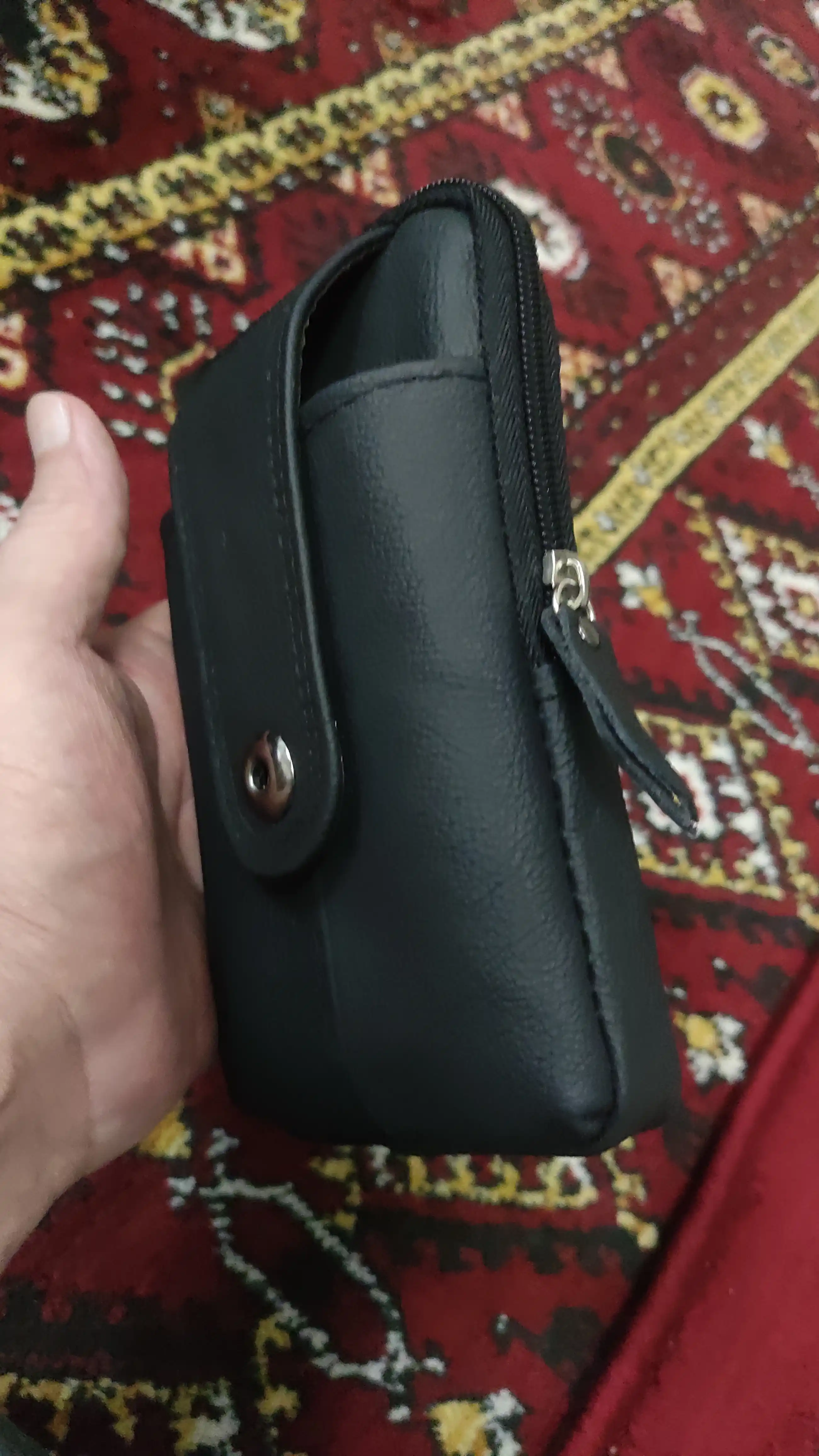 Erkaklar sumkasi, belbog‘li, kamarli, charm, telefon, hujjatlar uchun