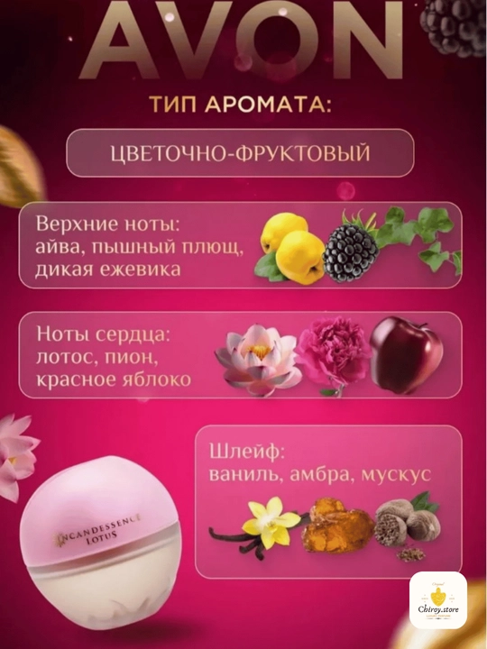 Avon Incandesence Lotus парфюмированная вода для женщин, 50 мл