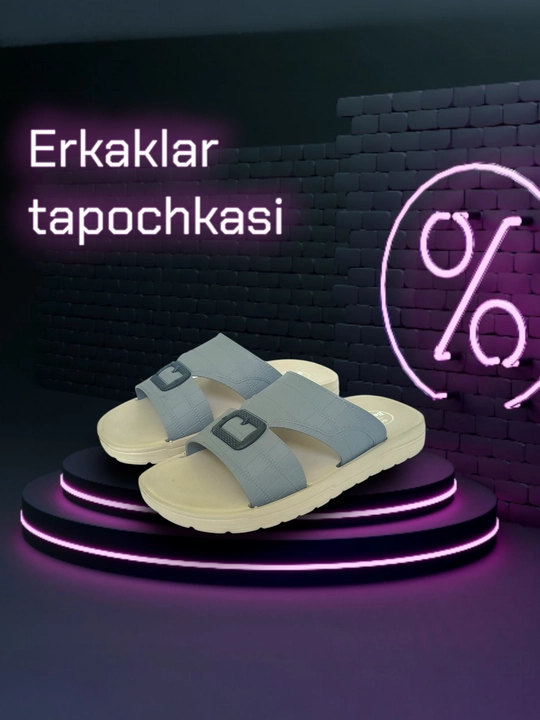 Uy va ko‘cha uchun erkaklar shippagi, qulay va ixcham