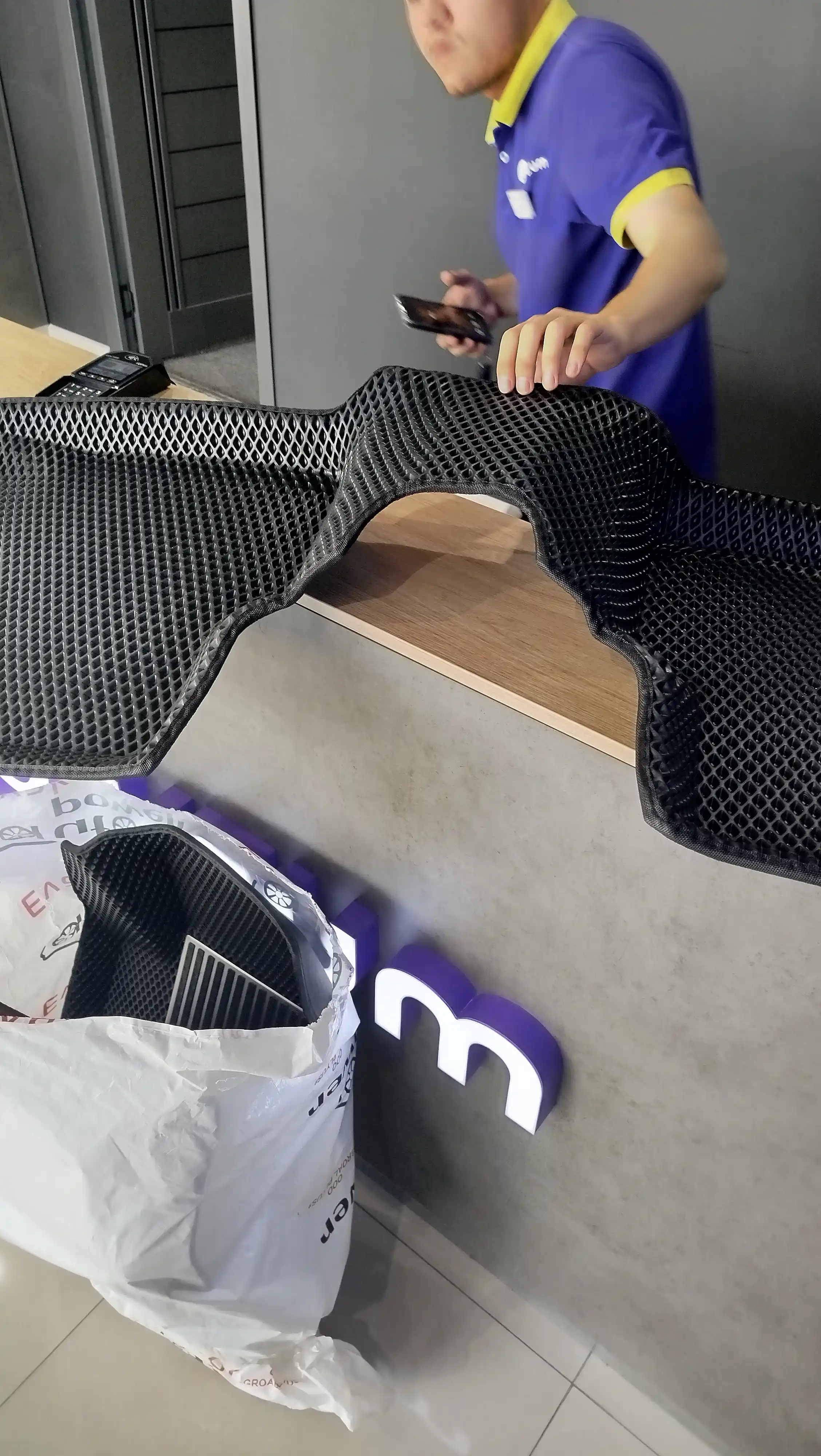 EVA gilamchalari kovrik polik yon tomoni bilan-Spark, Lacetti, Gentra, Tracker, Nexia