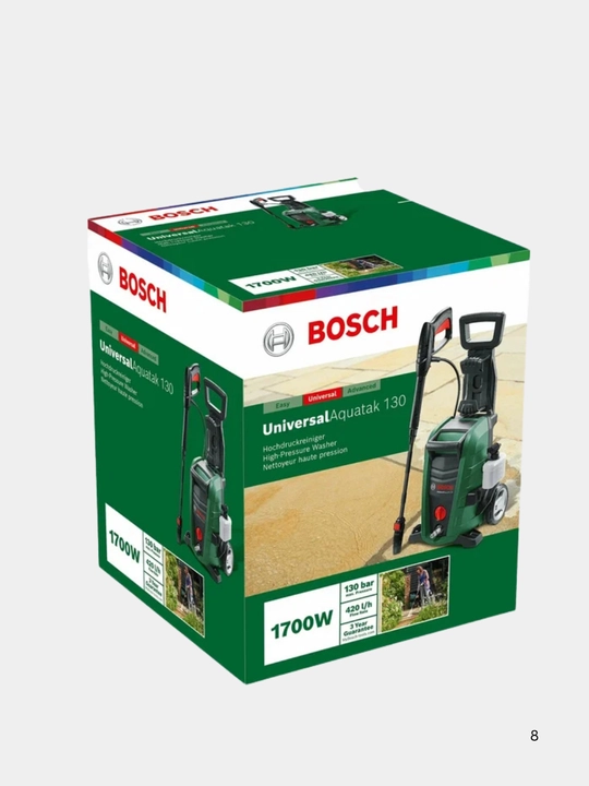 Мойка высокого давления Bosch EasyAquatak: Мощная очистка – чистота авто, сада без усилий!
