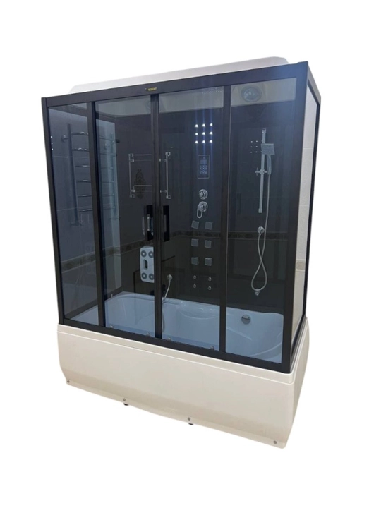 Gidromassaj va SPA funksiyalari bilan jihozlangan 8085 dush kabinasi, o‘lchamlari 120×80 dan 170×80 gacha