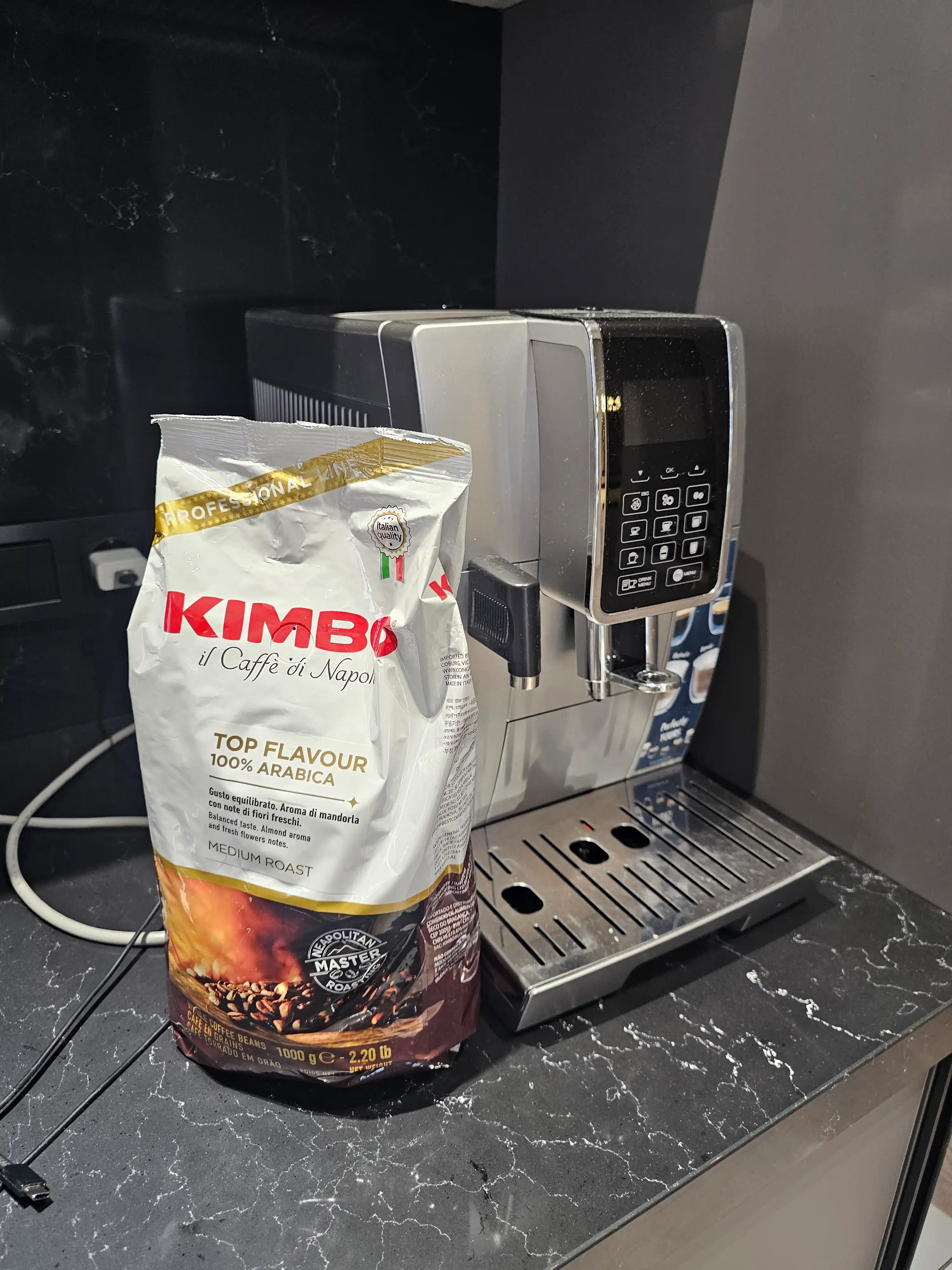 Qahva donachali, Kimbo TOP Flavour, 100% Arabica