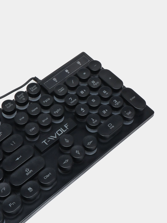 Игровая клавиатура и мышь с RGB-подсветкой, T-Wolf TF270, TF200, Combo Mix 4 в 1 и 5 в 1