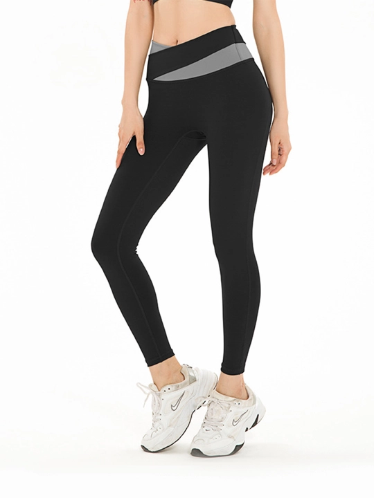 Ayollar sport kostyumlari, baland bel bilan, fitnes va yoga uchun