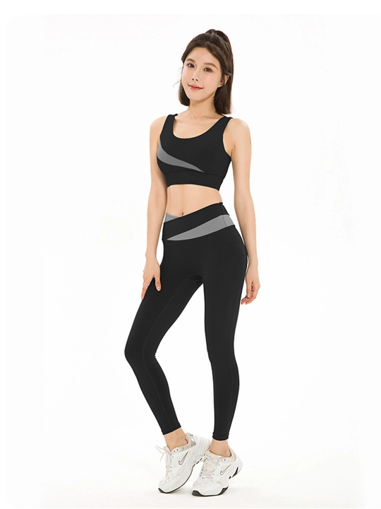 Ayollar sport kostyumlari, baland bel bilan, fitnes va yoga uchun