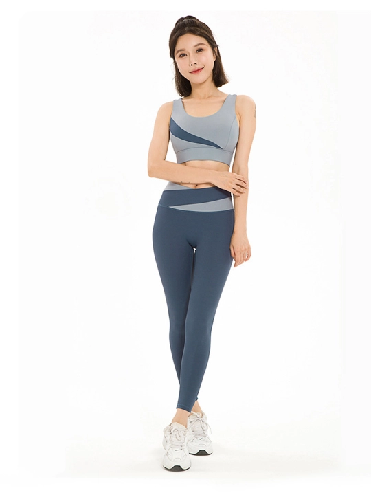 Ayollar sport kostyumlari, baland bel bilan, fitnes va yoga uchun