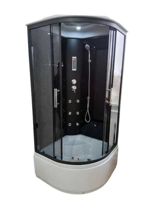Model 998 gidromassajli dush kabinasi, o‘lchamlari 90×90 va 100×100
