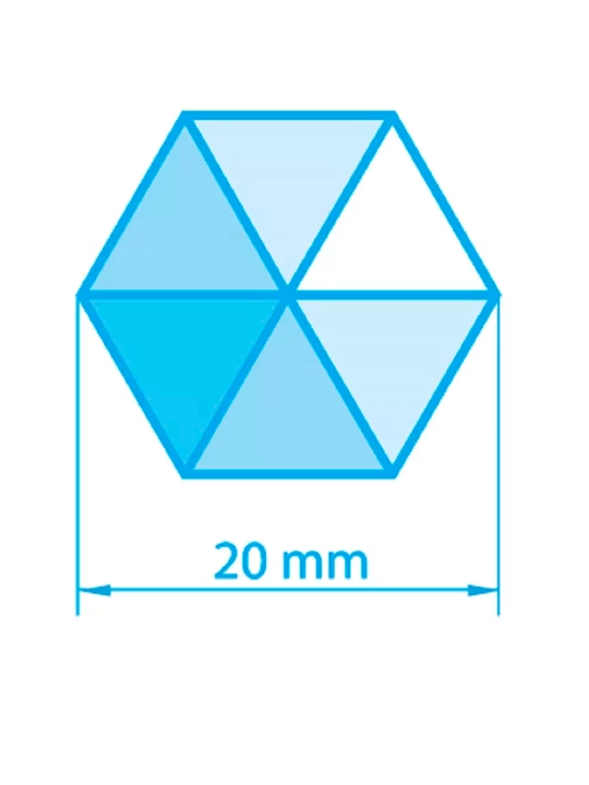 Magnit, olti burchakli mozaika, 175 element