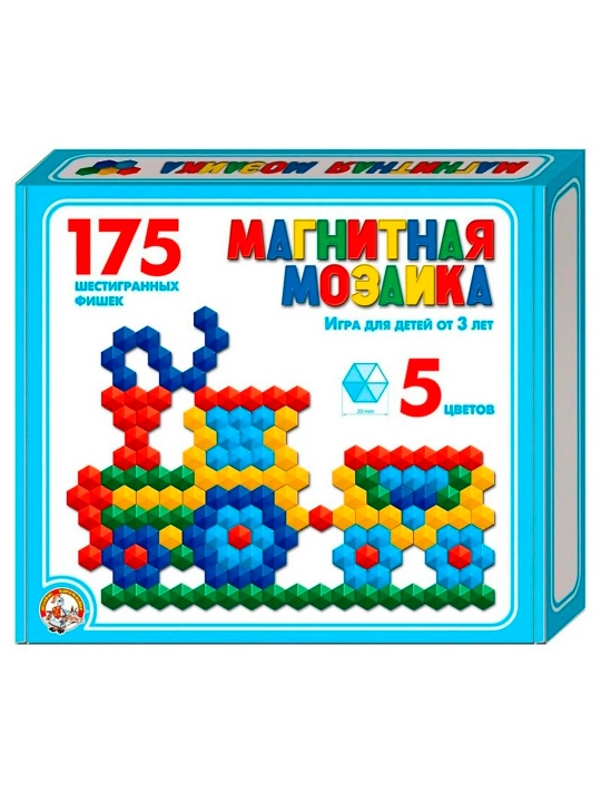 Magnit, olti burchakli mozaika, 175 element