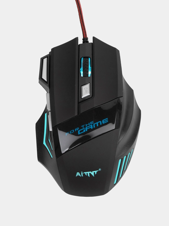 Мышь проводная, игровая, компьютерная, с RGB подсветкой G6,GM6