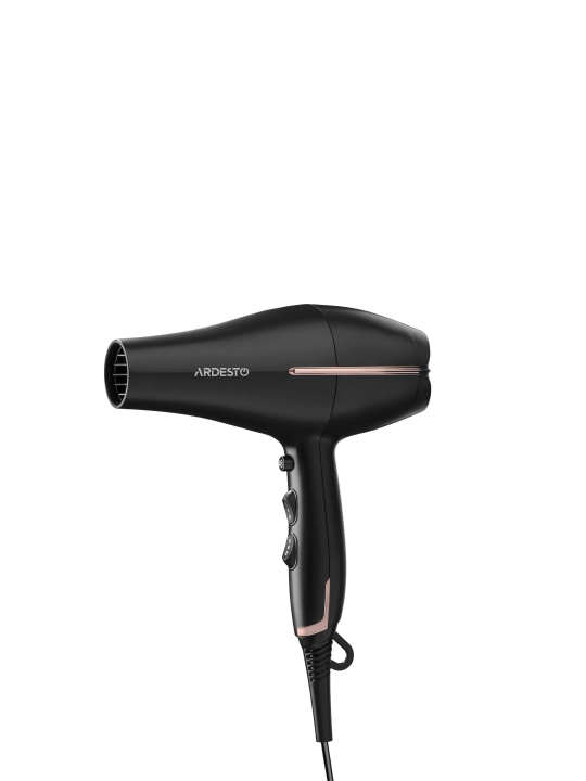 Ardesto HD-Y220PRO, 2200Vt, 3 rejimli, 1.8M qora/tilla rangli fen