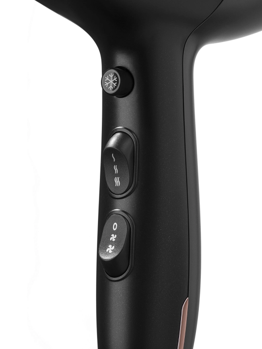 Ardesto HD-Y220PRO, 2200Vt, 3 rejimli, 1.8M qora/tilla rangli fen