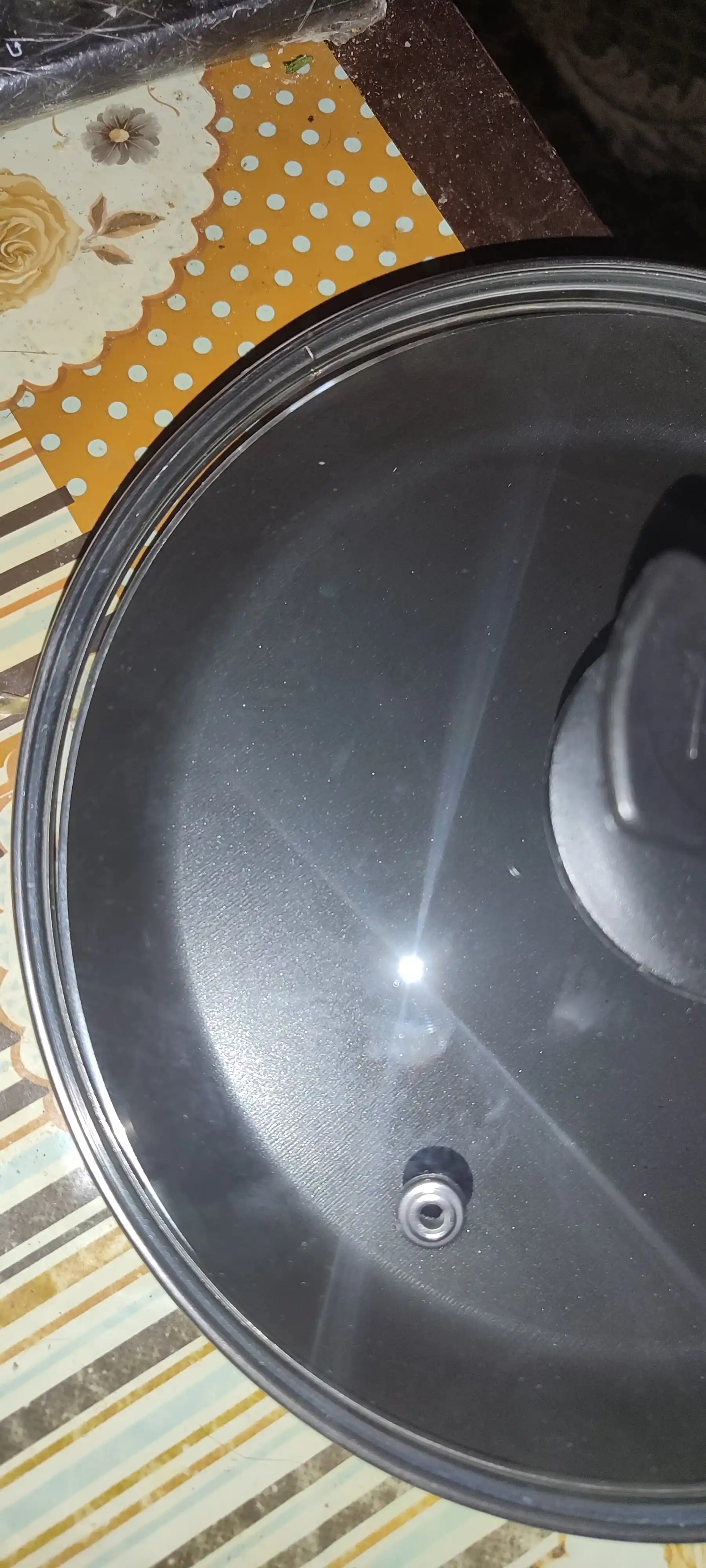 Крышка для сковороды и кастрюли, с эргономичной ручкой-подставкой, стеклянная, 14-28 см