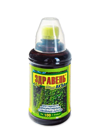 Mineral o'g'it Zdraven Akva bog' va ignabargli daraxtlar uchun - o'lchov stakanli 0.5 litr