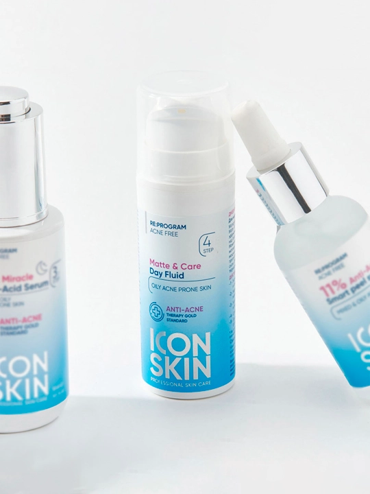 Дневной флюид ICON SKIN Matte & Care, 30 мл
