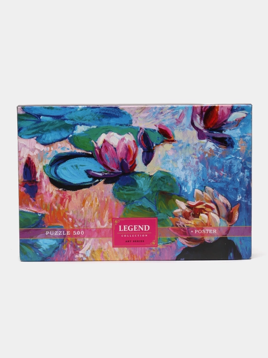 Пазл Legend Art Series Кувшинки 500ПЗ2_25707, 500 элементов, 480 х 330 мм - 