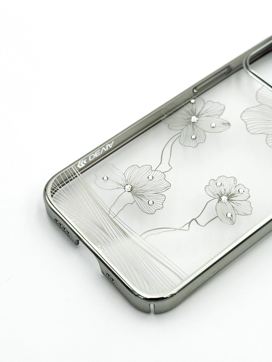 Чехол для iPhone 12 Crystal Floriya Silver